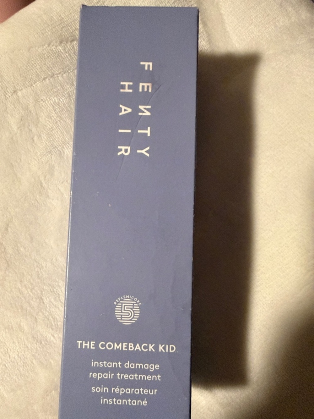 Fenty Hair The Comeback Kid Instant Damage Repair Treatment - Blue Box